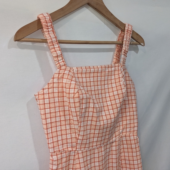 Retro 90's Style Arizona Jean Co. 100% Cotton Flannel Dress Size Small - Picture 9 of 9